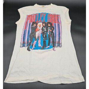 Vintage Motley Crue Theater of Pain 1985 Authentic Tour Concert Shirt  Sz M